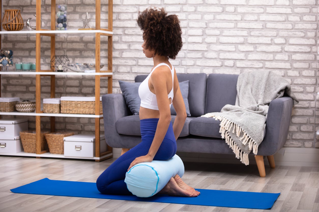 pillow yoga