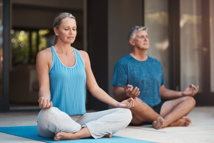 iStock-689955222 A couple meditating together