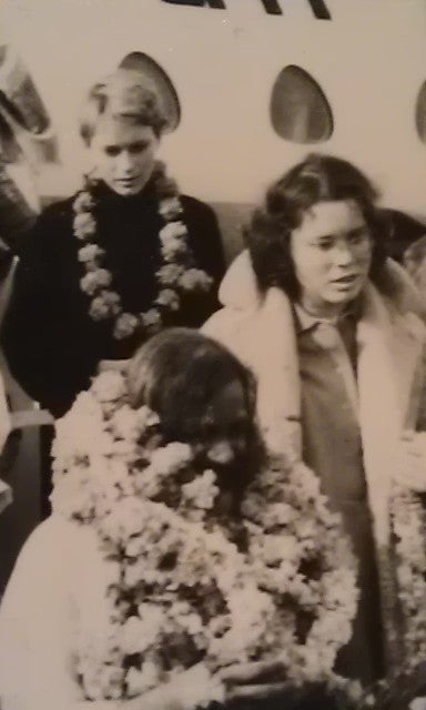 Prudence Farrow and Mia None
