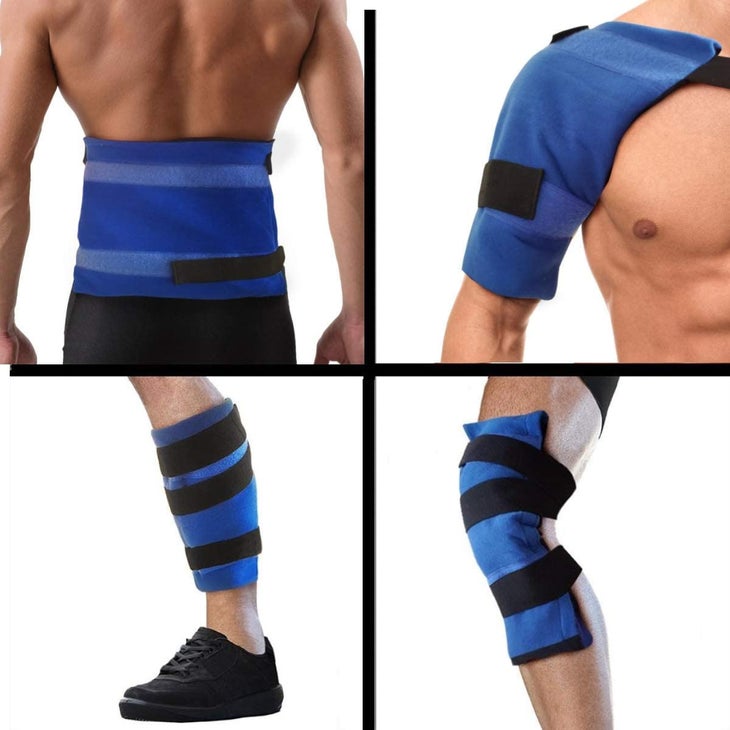 4-Flexible Hot and Cold Reusable Therapy Ice Pack Wrap Flexible Hot and Cold Reusable Therapy Ice Pack Wrap