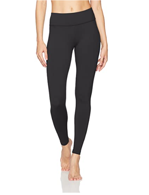 4-Danskin Women's Signature Legging Danskin Women's Signature Wide Waist Yoga Ankle Legging