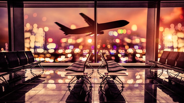 Airport, take off Airport, take off