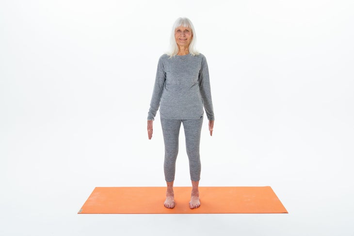 Mountain Pose: Tadasana Variation