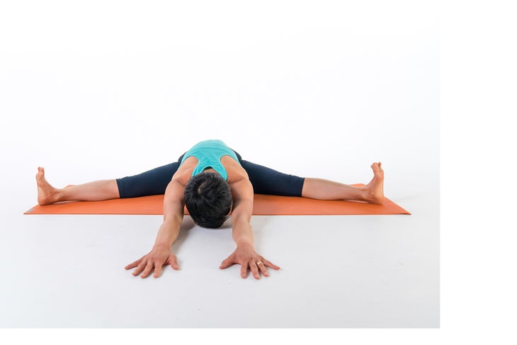 Upavistha Konasana hip stretch