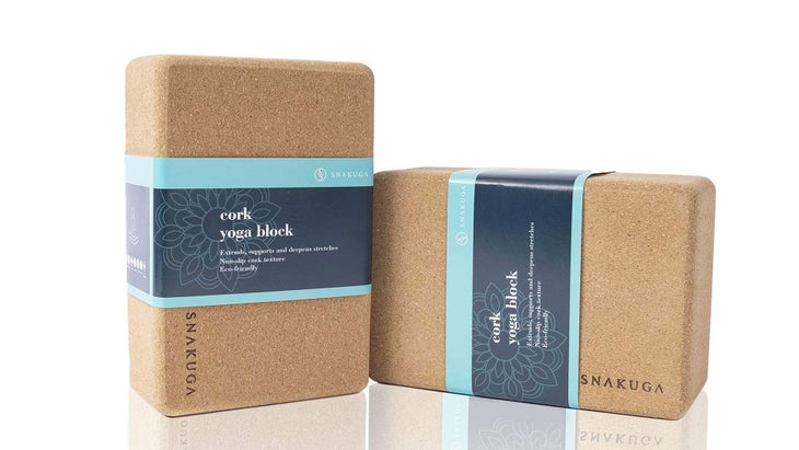SNAKUGA cork yoga blocks