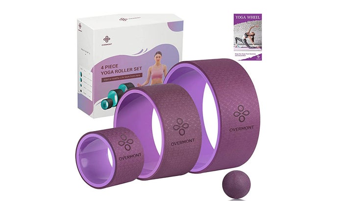 Overmont yoga wheel set