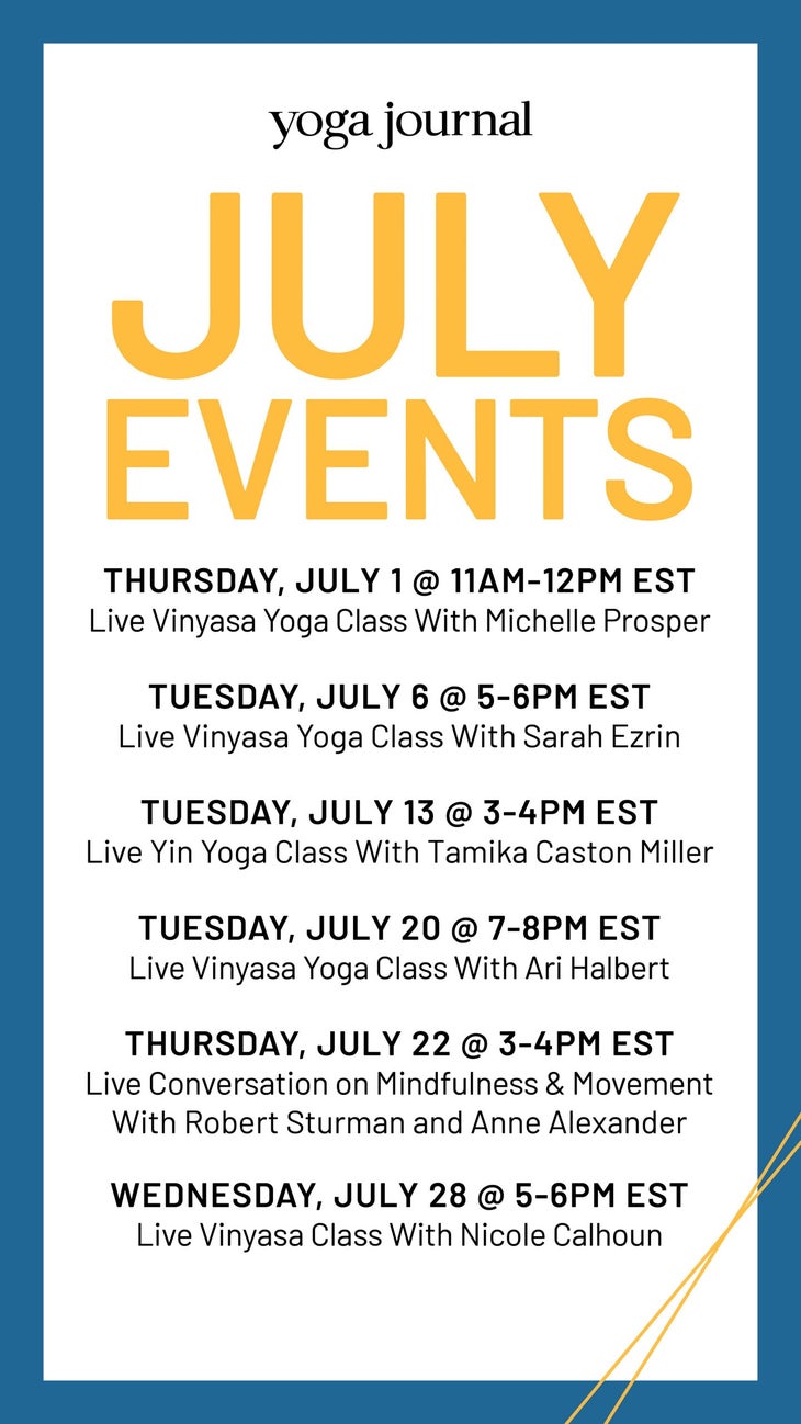 July Events Calendar