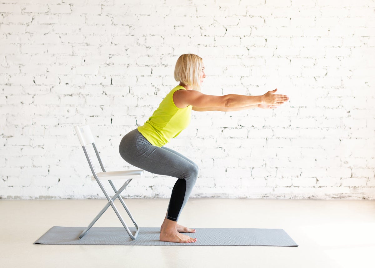 5 Chair Yoga Sequences That Will Have You on the Edge of Your Seat