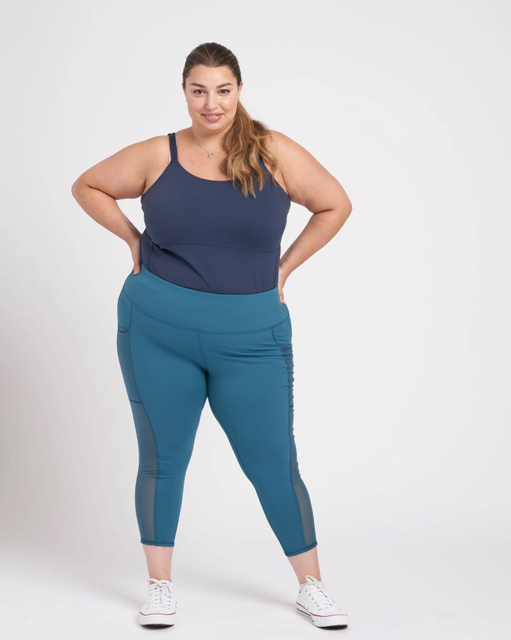 Gabby Cropped Mesh Legging from Universal Standard