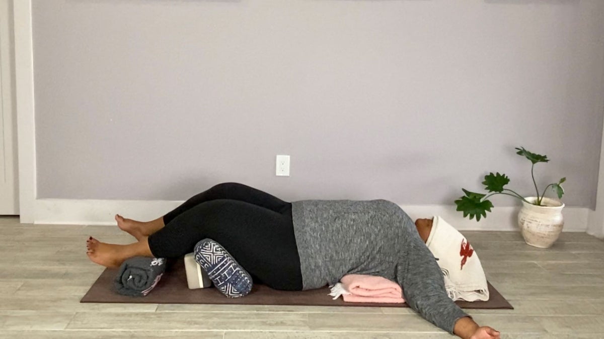 These 4 Restorative Yoga Poses Will Completely Reset Your Mood