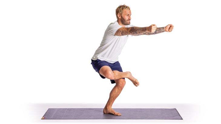 Calvin Corzine in Figure 4 pose