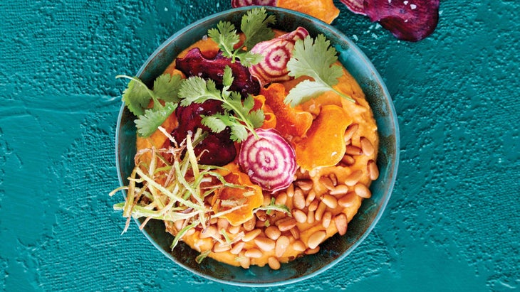 Sweet Potato Hummus Bowl