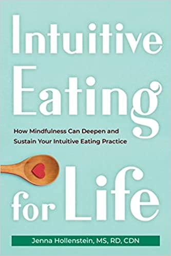 Book cover of one of the best yoga books in 2022, Intuitive Eating for Life