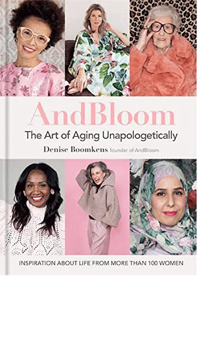 Women over 40 in fashionable clothes on a book cover