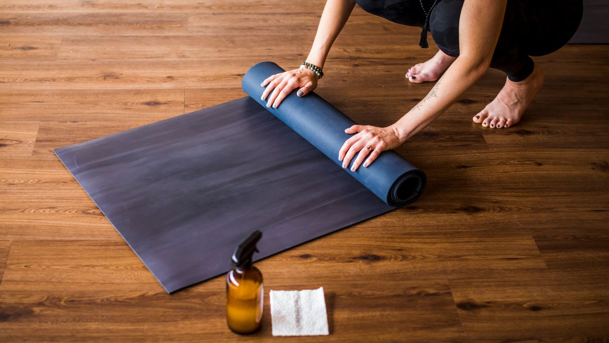 How Often Do You Actually Need to Clean Your Yoga Mat? We Asked a Microbiologist.