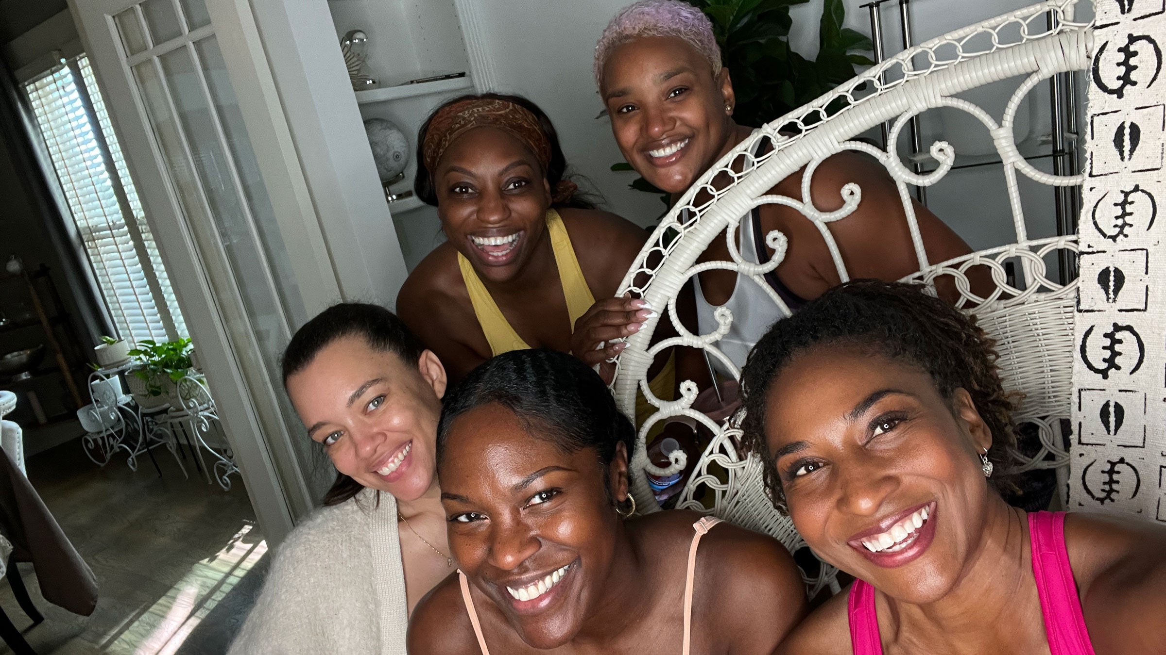 The "Sacred Sisterhood" meets for a weekly yoga practice