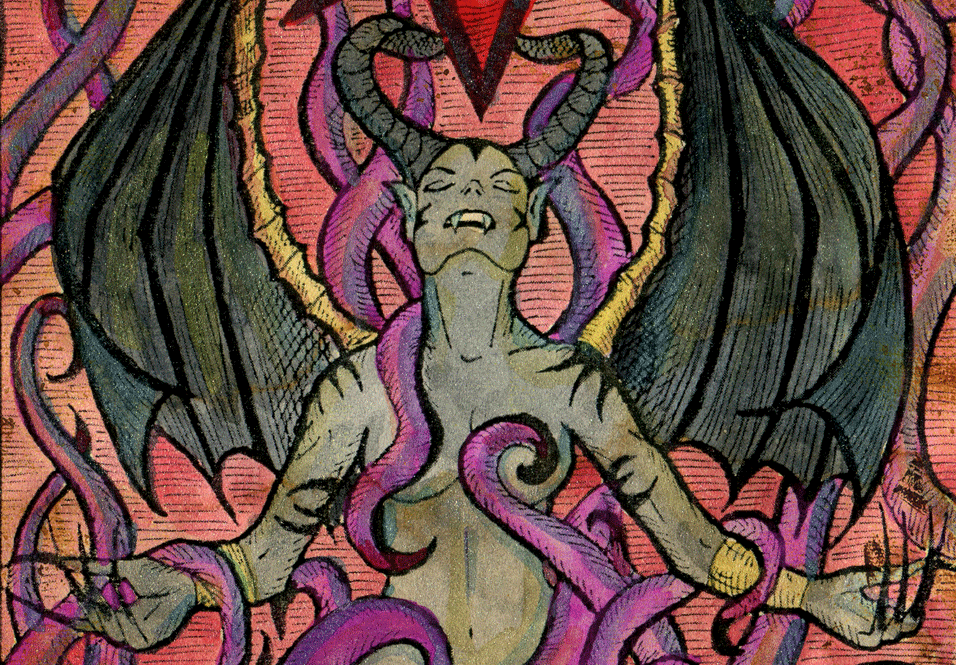 Illustration of Lilith, an archetype from ancient times used in astrology