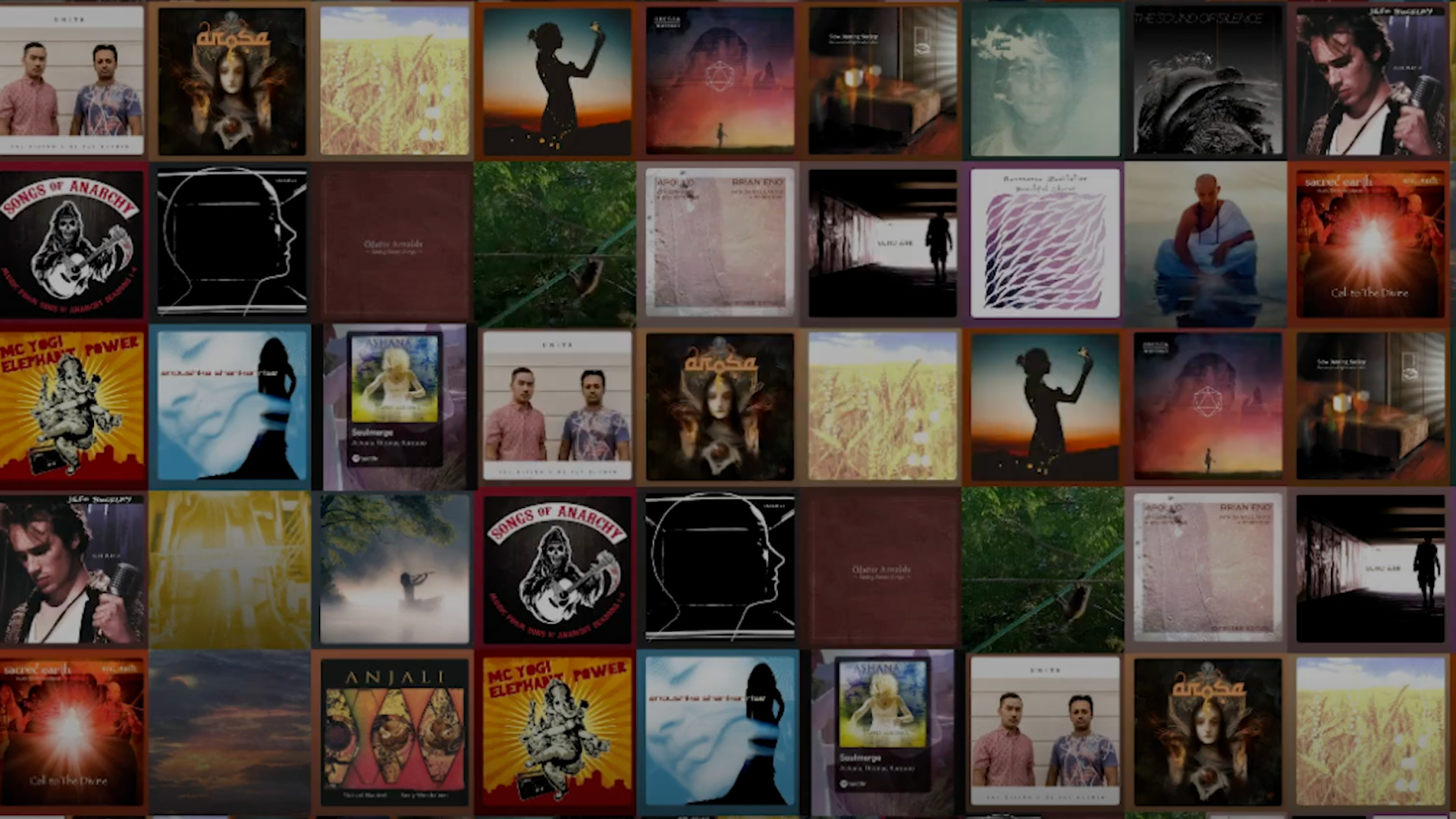 Album covers for popular Savasana songs