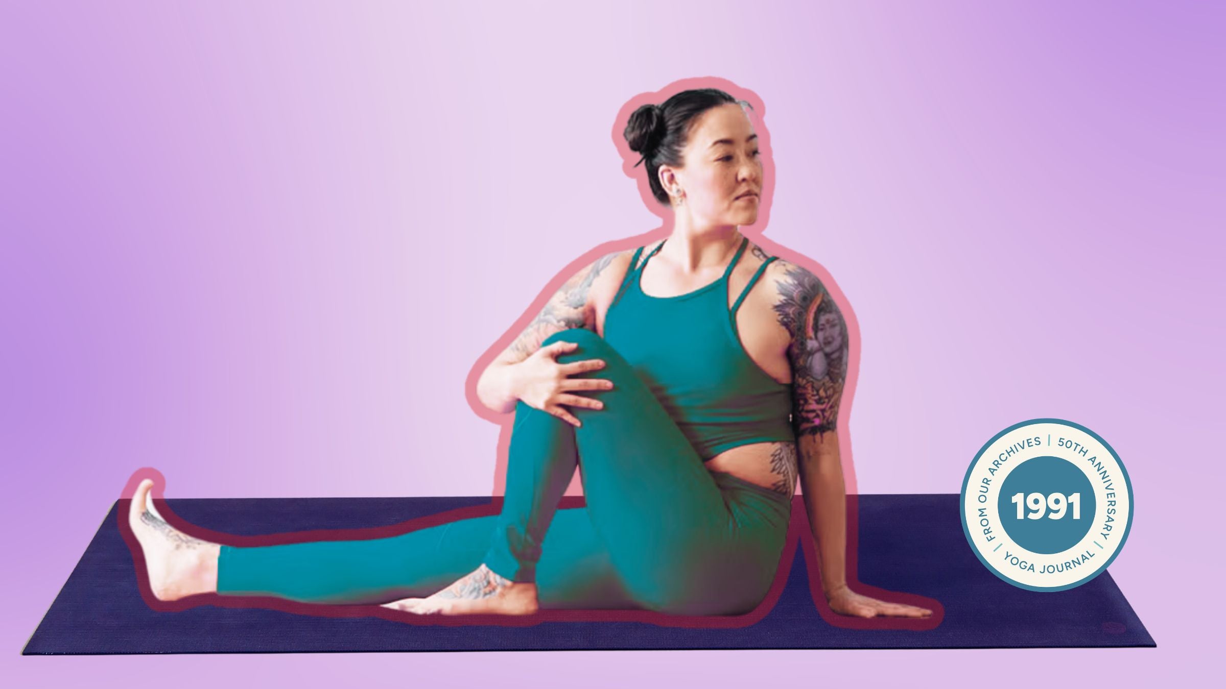 This Twisting Pose Will Help You Turn Down the Noise of the Outside World